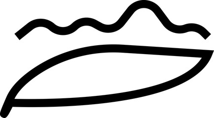 Aerodynamics line single icons, flight and air motion symbol collection, aviation and airflow isolated graphic group in minimal outline style, airplane, jet, thrust, lift, drag, streamline vector