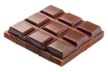 slice of chocolate image isolated on a transparent background