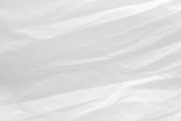 White transparent plastic bag texture background