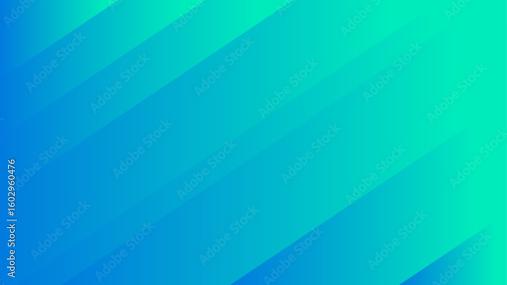 Poster abstract smooth diagonal gradient background with a seamless blend of vibrant cyan and deep blue ton