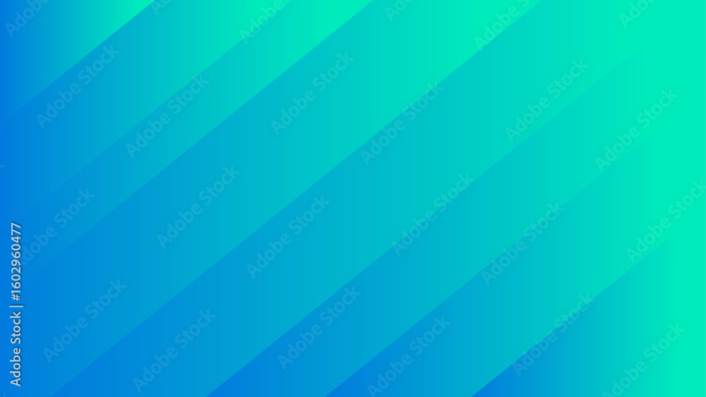 Poster abstract smooth diagonal gradient background with a seamless blend of vibrant cyan and deep blue ton