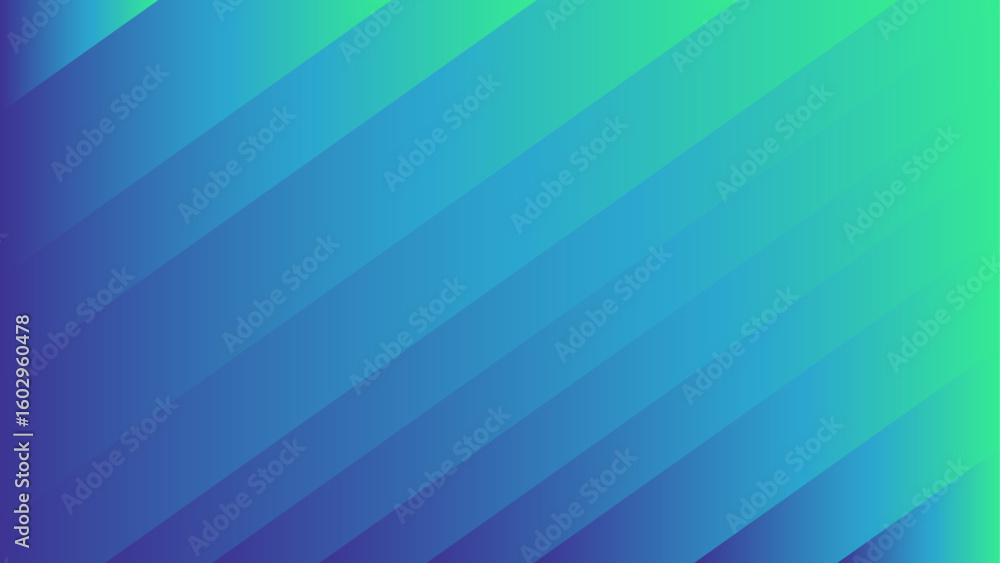 Aufkleber abstract smooth diagonal gradient background with a seamless blend of vibrant cyan and deep blue ton