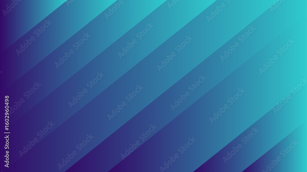 Poster abstract smooth diagonal gradient background with a seamless blend of vibrant cyan and deep blue ton