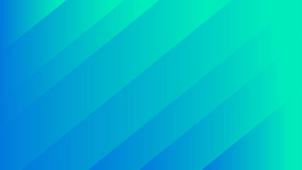 Obraz premium Abstract smooth diagonal gradient background with a seamless blend of vibrant cyan and deep blue tones. Clean, modern, and versatile, perfect for use in tech interfaces, digital art, wallpapers, 