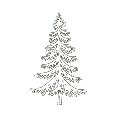 christmas tree design for holiday season celebration on transparent background