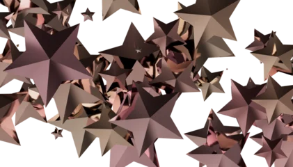  Abstract background with rose gold stars. Perfect for holidays, celebrations, and more. © vegefox.com