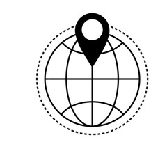 Map Navigation Line Icons