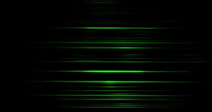 Green bars moving. Loop