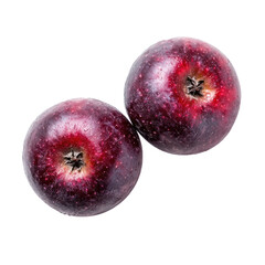 Obraz premium Red apple isolated on transparency background