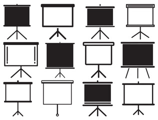 PROJECTOR SCREEN SILHOUETTE