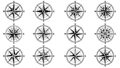 Collection of compass roses (1)