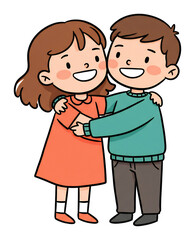 笑顔輝く仲良し兄妹