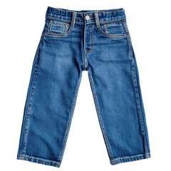 Pair of jeans isolated on transparency background