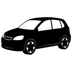  car-silhouette-on-white-background