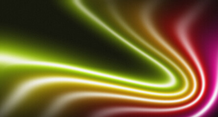 Faded Rainbow Abstract Gradient with Light Noise Texture, Horizontal Minimal Banner Design, Poster Backdrop, Web Header Layout with Copy Space for Typography