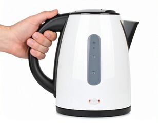 Obraz premium electric kettle isolated on white
