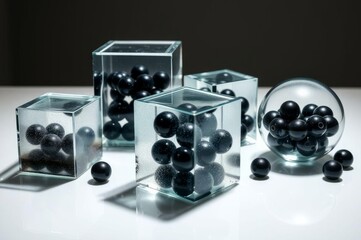 Geometric Bubble Tea Creations