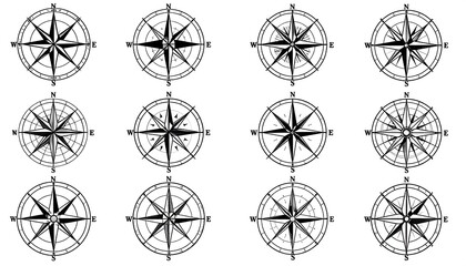 Compass rose variations