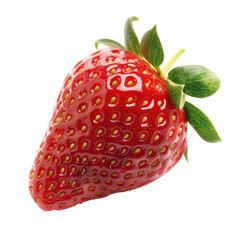 Close-up of a single, ripe strawberry (17)