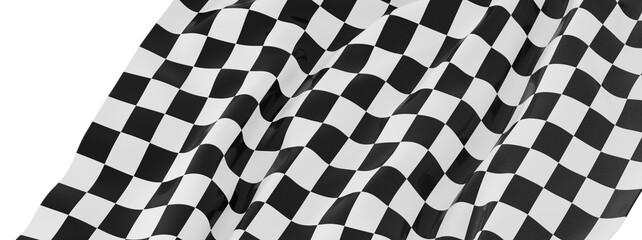 Fototapeta premium High-resolution image of a checkered racing flag, perfect for sports, racing, and competition themes.