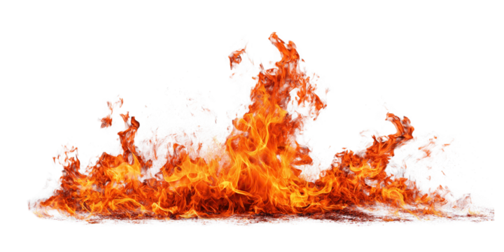 Fire Flames Cut Out on Transparent Background – Realistic Isolated Burning Effect for Heat, Danger, Explosion, or Visual Overlay Use

 - Powered by Adobe