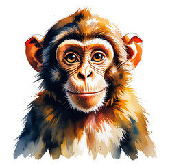 Monkey art png transparent background