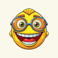 Funny Yellow Faces in 3D
