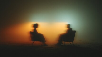 Warm and Inviting Therapy Session Room with Comforting Atmosphere