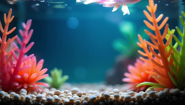 Olm jumping gently in the water