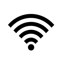 wifi icon isolated on transparent background 