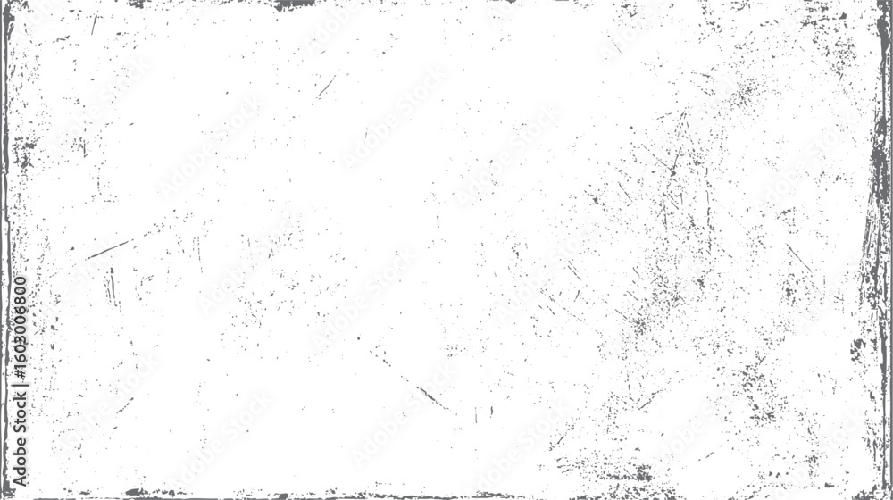 Poster aged texture with dirty scratch frame and worn surface effect. grunge retro overlay background. grea