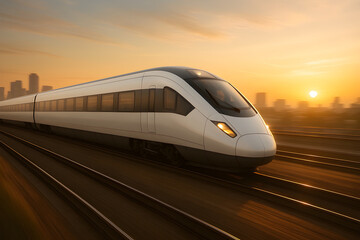 Naklejka premium Morning Commute Express 2