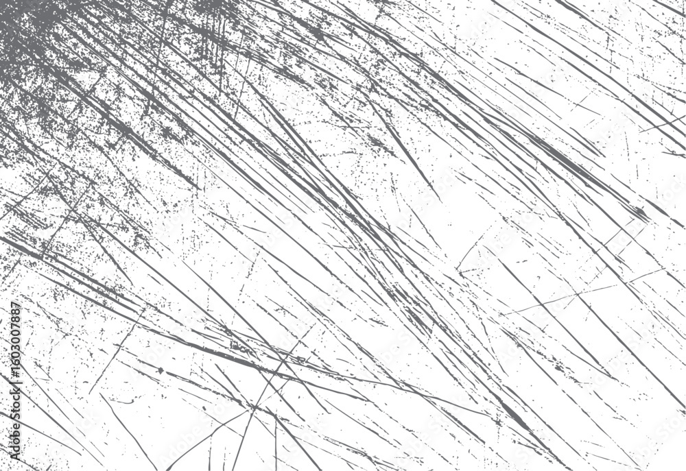 Poster grunge style chaotic diagonal scratch marks background. high contrast etched texture. best for overl