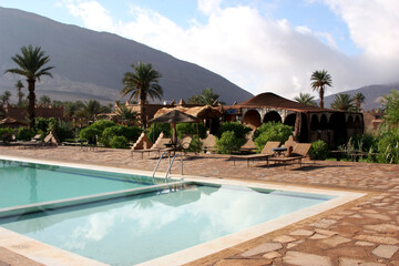 Luxury Riad with Pool, Mountain View, and Traditional Clay Lodges or Tents – Morocco
