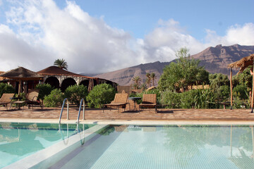 Luxury Riad with Pool, Mountain View, and Traditional Clay Lodges or Tents – Morocco