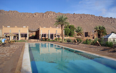 Luxury Riad with Pool, Mountain View, and Traditional Clay Lodges or Tents – Morocco