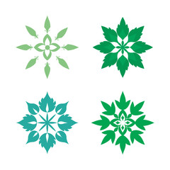 Catnip Leaf Botanical Herb Mandala Set