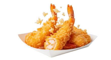 Crispy Golden Shrimp Tempura Bites PNG Delicious Seafood Appetizer PNG