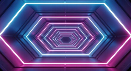 Futuristic Tech Background with Digital Elements and Glowing Lines