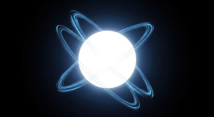 Futuristic Tech Background with Digital Elements and Glowing Lines