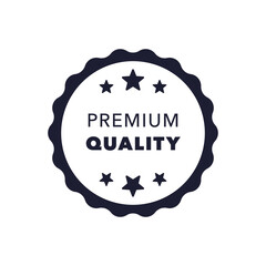 Premium Quality Badge with Star Accents in Classic Style © lukpedclub
