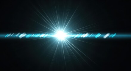 Futuristic Tech Background with Digital Elements and Glowing Lines