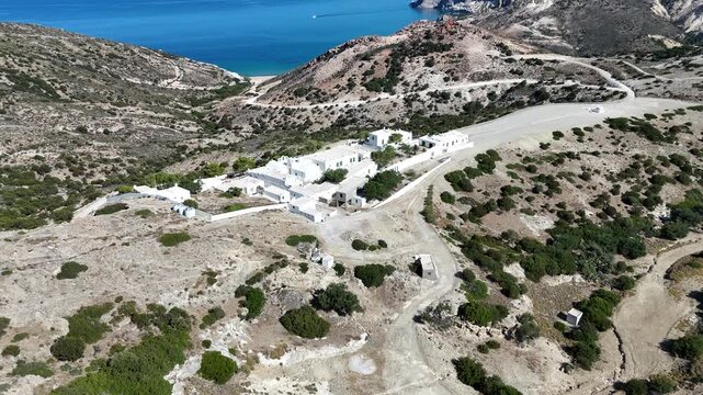 Agios Ioannis Siderianos monastery, Milos island, Greece