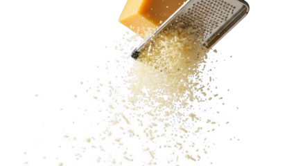 Freshly Grated Parmesan Cheese PNG for Culinary Creations