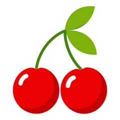 Cherry Fruit Vector Illustration