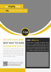 Professional and Modern Flyer Design for WigBig Style: Promoting Success for You