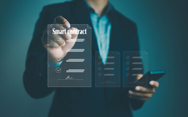 Smart Contracts In today's digital business world, technology plays a crucial role in managing and securing transactions. Online agreements and contracts can now be signed electronically.