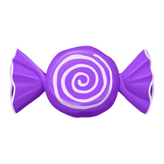 Halloween spiral wrapped candy