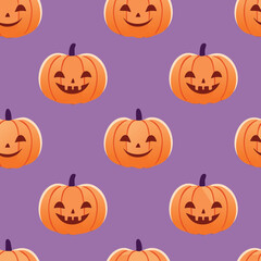 halloween seamless pattern