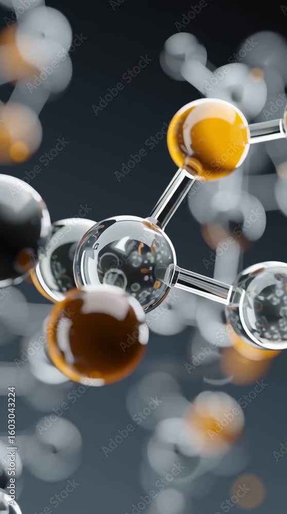 Poster discover the intricate design of molecular structures highlighting diverse connections and interacti